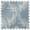 Trellis Prints, Vine and Bloom Raffs Blue - Roller Blind